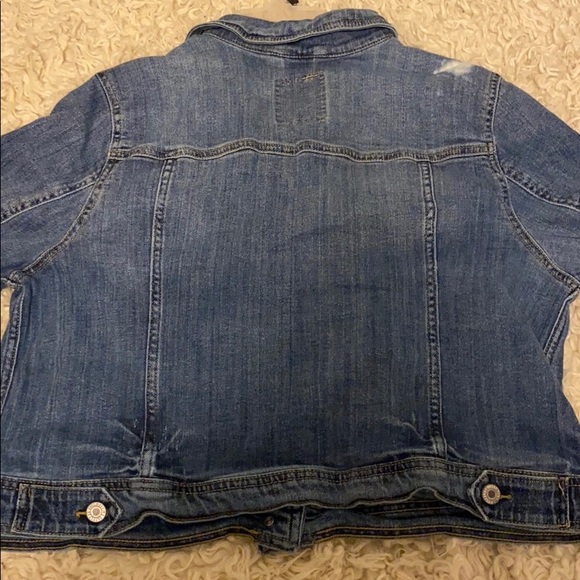 Mossimo Supply Co. Distressed Jean Jacket - Picture 2 of 2